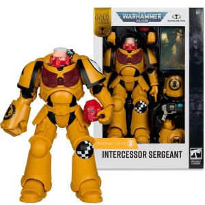 Warhammer 40,000 Intercessor Sergeant (Imperial Fist) Gold Label 7in Figure McFarlane
