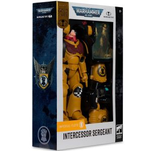Warhammer 40,000 Intercessor Sergeant (Imperial Fist) Gold Label 7in Figure McFarlane