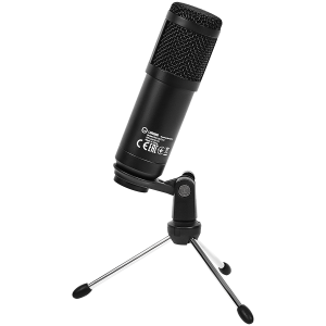 LORGAR Soner 313, Gaming Microphones, Black, USB condenser microphone with Volume Knob & Echo Kob, including 1x Microphone, 1 x 2.5M USB Cable, 1 x Tripod Stand, 1 x User Manual, body size: Φ47.4*158.2*48.1mm, weight: 243.0g