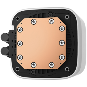 DeepCool LE240 WH V2, 240mm CPU Liquid Cooler, 2x120mm PWM ARGB Fans, ARGB block, White, LGA1851/1700/1200/1151/1150/1155, AMD AM5/AM4, R-LE240-WHAMMN-G-2, 3Y