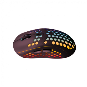 Canyon 7keys Gaming 2.4G wireless mouse, KA8 sensor, DPI up to 1600, rubber coating on panel, Huano 1million switch, 45cm PVC cable, ABS material. 400mAh battery, size: 125.8*63.7*41mm, weight: 95g, Black