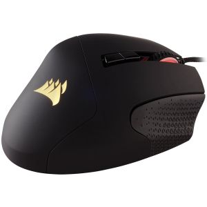 CORSAIR SCIMITAR RGB ELITE, MOBA/MMO, Black, Backlit RGB LED, 18000 DPI, Optical