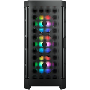 COUGAR DUOFACE PRO RGB PC Case, Mid Tower, Black