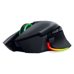Razer Basilisk V3 Pro - Ergonomic Wireless Gaming Mouse, Razer HyperSpeed Wireless, Bluetooth, Speedflex Cable USB Type C, Razer Chroma RGB, Focus Pro 30K Optical Sensor, 30000DPI,  Optical Mouse Switches Gen-3, 4-way Razer HyperScroll tilt wheel