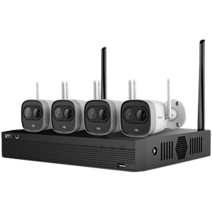 Wireless CCTV Kit -Lite, camera: Bullet 2C, resolution 2Mpx, 1/2.8" progressive CMOS, H.265, 25fps, 16xDigital Zoom, 2.8mm lens, night vision (IR) up to 30m, field of view: 102°. NVR: 1TB HDD, 1x SATA 2.0 (up to 8TB), 4CH 1080P@ H.265