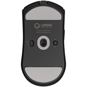 LORGAR MSE90W, Magnesium Alloy Wireless Gaming Mouse Elite, Black