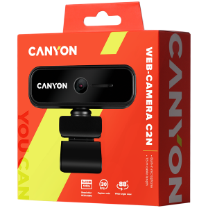 CANYON webcam C2N Full HD 1080p Black