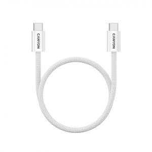 CANYON cable OnWire 60MG C-C 60W Magnet Braided 1m White