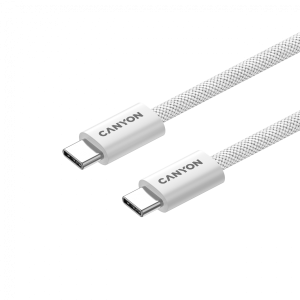 CANYON cable OnWire 60MG C-C 60W Magnet Braided 1m White
