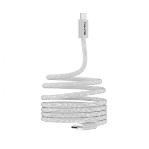 CANYON cable OnWire 60MG C-C 60W Magnet Braided 1m White