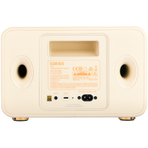 Edifier D32 2.1 Speaker, BT V5.3, Wi-Fi, AUX, USB-C, 1x 4-inch Midrange Driver, 2x 1-inch Tweeters, 60W (RMS), White