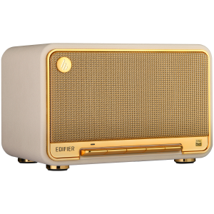 Edifier D32 2.1 Speaker, BT V5.3, Wi-Fi, AUX, USB-C, 1x 4-inch Midrange Driver, 2x 1-inch Tweeters, 60W (RMS), White