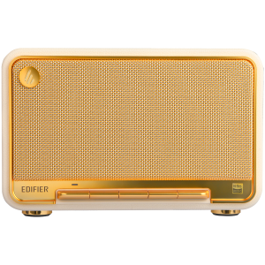 Edifier D32 2.1 Speaker, BT V5.3, Wi-Fi, AUX, USB-C, 1x 4-inch Midrange Driver, 2x 1-inch Tweeters, 60W (RMS), White