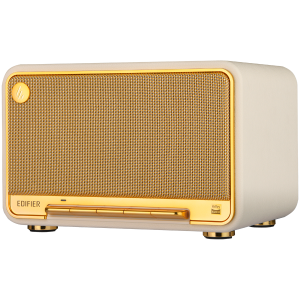 Edifier D32 2.1 Speaker, BT V5.3, Wi-Fi, AUX, USB-C, 1x 4-inch Midrange Driver, 2x 1-inch Tweeters, 60W (RMS), White