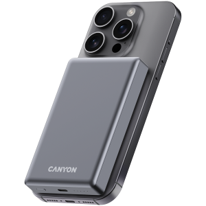 CANYON power bank OnPower 510 slim Magnetic 10000 mAh PD20W Dark Grey