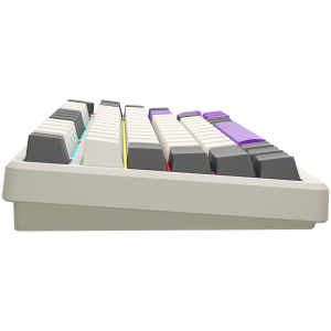 LORGAR KBP7075W, Wireless 75% Mechanical Gaming Keyboard Pro, Beige, EN layout