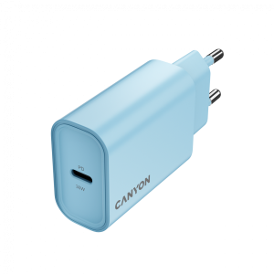 CANYON charger OnCharge 30CL Max Power 30W 1xPD EU Light Blue