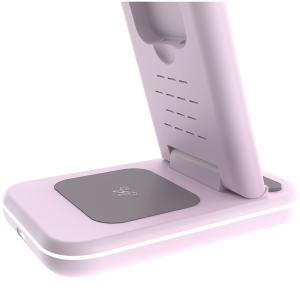 CANYON wireless charger WS-304 15W 3in1 Iced Pink