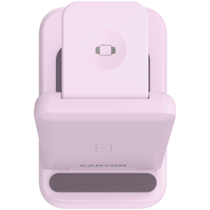 CANYON wireless charger WS-304 15W 3in1 Iced Pink