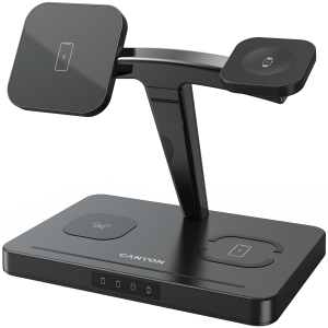 CANYON wireless charger WS-404 15W 4in1 Black
