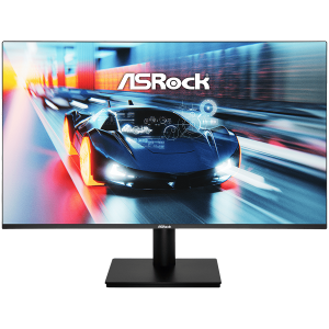 Asrock CL27FFA Gaming Monitor, 27" FHD (1920x1080) IPS, Anti-Glare, 120 Hz, 16:9, 1500:1, 300 nits, Wide 178-Degree Viewing Angles, 1ms (MPRT), Flicker-free, Tiltt Adjustment, VESA, 1x HDMI 1.4, 1x VGA, 3Y