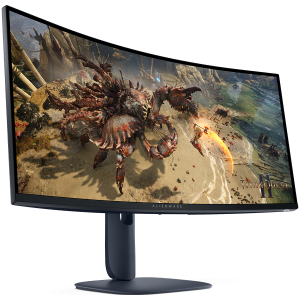 DELL Alienware 34 Curved Gaming Monitor AW3425DWM, 34" WQHD 3440x1440 at 180Hz, 21:9, 95% DCI-P3 (CIE 1976), 1 ms, 400 cd/m2(peak), 3000:1, 1.07 billion colours, 178/178, 2xHDMI, DP 1.4, USB 5Gbps Type-A,1 USB 5Gbps Type-B, Height, tilt, VESA