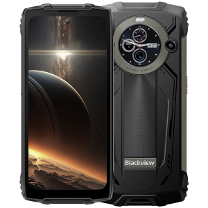 Blackview Rugged BV8200 LTE 6.5-inch FHD+IPS 1080x2400 120Hz Corning 3th + 1.3-inch 360x360 12+256GB MT8781 Octa-core 2.2GHz 8800mAh NO Charger CAM Front 32MP Rear 50+13MP IP68/IP69K/MIL-STD-810H NFC Fingerprint  Black