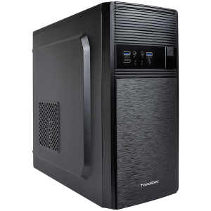 Chassis FC-F56A, ATX, 7 slots, 1 X 5.25", 2 X 3.5" H.D., 2 X 2.5" SSD,2 x USB 3.0, 1 X Type C / 1 x AUDIO /, PSU 550W 12 sm, 20+4pin,, Black