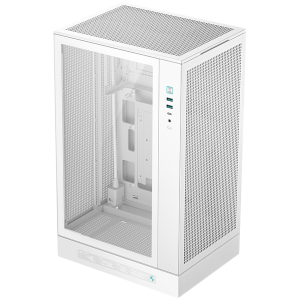 DeepCool CH270 DIGITAL WH, Mini Tower, Mini-ITX/Micro-ATX, 2xUSB3.0, 1xType-C Gen 2, 1xAudio/Mic, Mesh Panel, White, R-CH270-WHNDM0-G-1, 2Y