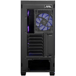 MSI MAG PANO 110R PZ, Mid-Tower, ATX/M-ATX/ITX, 2x USB 3.2, 1x USB Type-C 20Gbs, 1x Audio/Mic, LED Button, ARGB Hub, 4x 120mm ARGB Fans, ARGB Fan Hub, Mesh Panel, Tempered Glass, Black