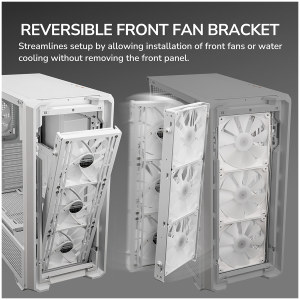 COUGAR MX600 PC Case, Mid Tower, White