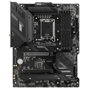 MSI MAG B760 TOMAHAWK WIFI, ATX, Socket 1700, Dual Channel DDR5 7000+(OC)MHz, 2x PCIe x16 slots, 3x M.2 slots, 1x HDMI, 1x DP, 1x USB 3.2 Gen 2x2 Type-C, 4x USB 3.2 Gen 2, 4x USB 2.0, 7.1 HD Audio, 2.5Gbps LAN, WI-FI 6E, BT, 3Y