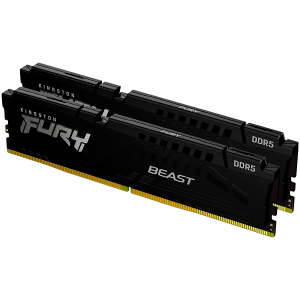 Kingston DRAM 64GB 6000MT/s DDR5 CL36 DIMM (Kit of 2) FURY Beast Black EXPO