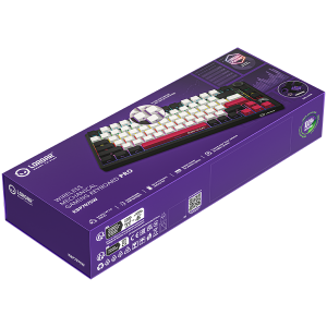 LORGAR KBP7075W, Wireless 75% Mechanical Gaming Keyboard Pro, Black/red, EN layout