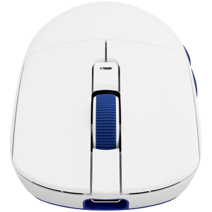 ROYAL KLUDGE M30 White Blue Gaming Mouse PAW 33111K
