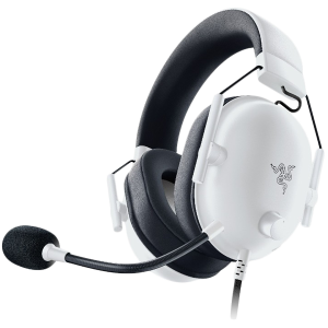 Razer BlackShark V2 X - White, 12 Hz – 28 KHz Frequency Response, 32 Ω (1 kHz) Impedance, Razer TriForce Driver, Breathable memory foam, Advanced passive noise cancellation, Analog 3.5 mm Connection, 100 Hz – 10 kHz Microphone Frequency, 1.3 m