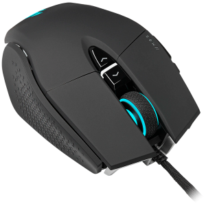 CORSAIR M65 RGB ULTRA, Backlit RGB LED, Optical, Silver ALU, Black