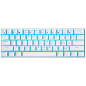 ROYAL KLUDGE RK61 White Gaming Keyboard Red switch