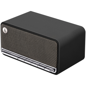 Edifier MP230 Bluetooth Speaker, BT V5.0, USB-C, AUX, TF Card, 2x 48mm Drivers, USB-C, 20W (RMS), Retro Black