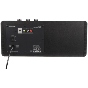 Edifier D12 2.0 Bluetooth Speaker, BT V5.0, RCA, AUX, 2x 4-inch Midrange Drivers, 2x 19mm Tweeters, Remote Control and Top-Mounted Controls, Black