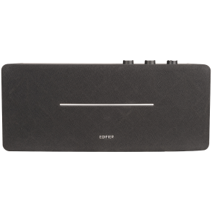 Edifier D12 2.0 Bluetooth Speaker, BT V5.0, RCA, AUX, 2x 4-inch Midrange Drivers, 2x 19mm Tweeters, Remote Control and Top-Mounted Controls, Black