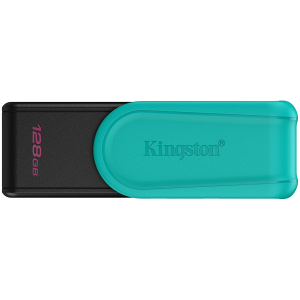 Kingston  128GB Portable USB 3.2 Gen 1 DataTraveler Exodia S (Black/Turquoise)
