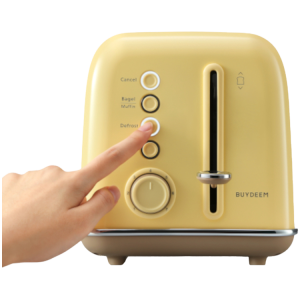 BUYDEEM 2 Slice Toaster, model DT620E, color Mellow Yellow, EU