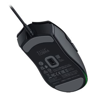 Razer Cobra Gaming Mouse, Optical Mouse Switches Gen-3, 90 million Clicks, 58g Lightweight Design, Razer Chroma™ Lighting with Gradient Underglow, 8500 DPI Optical Sensor, Razer™ Speedflex Cable, 100% PTFE Feet