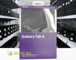 Samsung Galaxy Tab A Black Book Cover