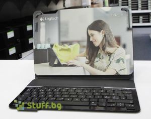 Logitech TYPE+ Black Protective case with integrated keyboard for iPad Air