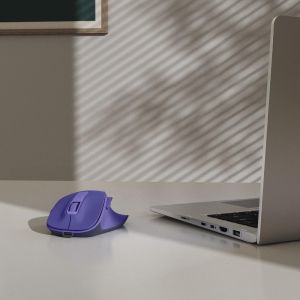 Hama “WM-500” Wireless Mouse, Ergonom., 6 Buttons, No Click Noise, Battery, purple