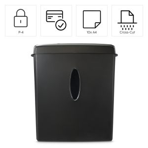 Hama “Safe X100CD” Document Shredder, Shredder with Security Level P4 T4 E3