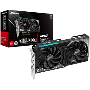 ASROCK Video Card AMD Radeon RX 9060 XT Challenger 16GB GDDR6 128-bit HDMI 2x DP