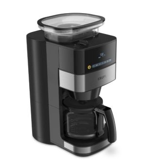 Кафемашина Krups KM832810 Grind & Brew, metalic grinder, 3 grinding settings, digital display, timer, 1.25L